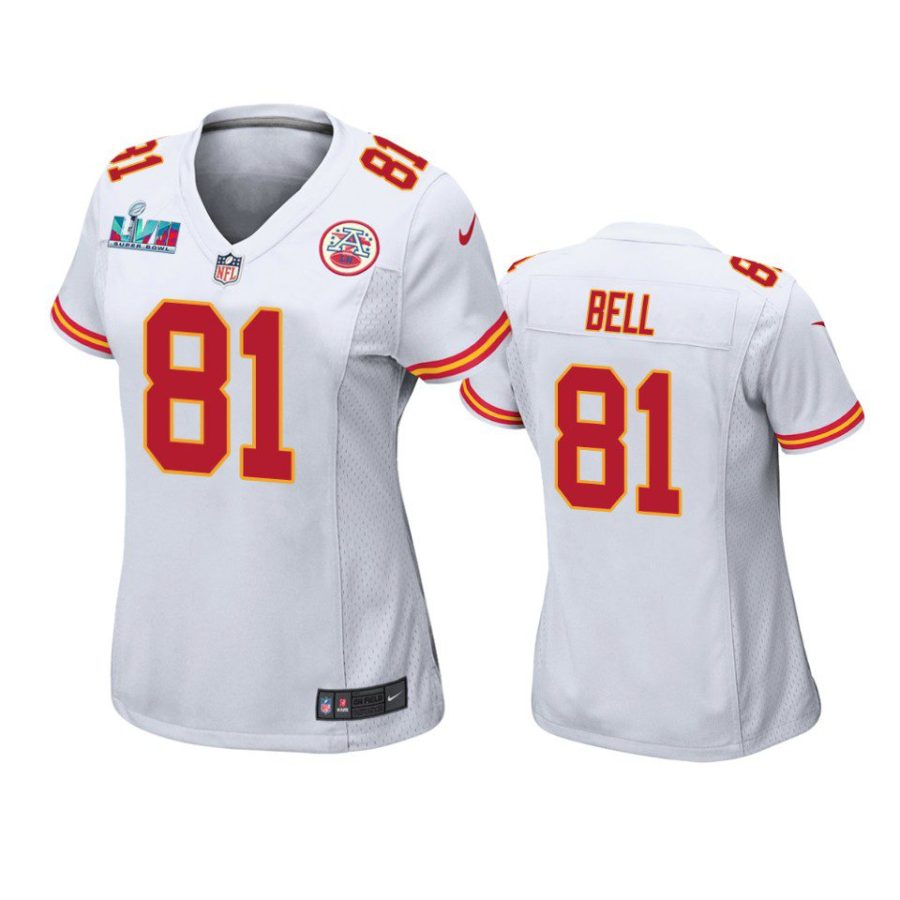 women chiefs blake bell white super bowl lvii game jersey