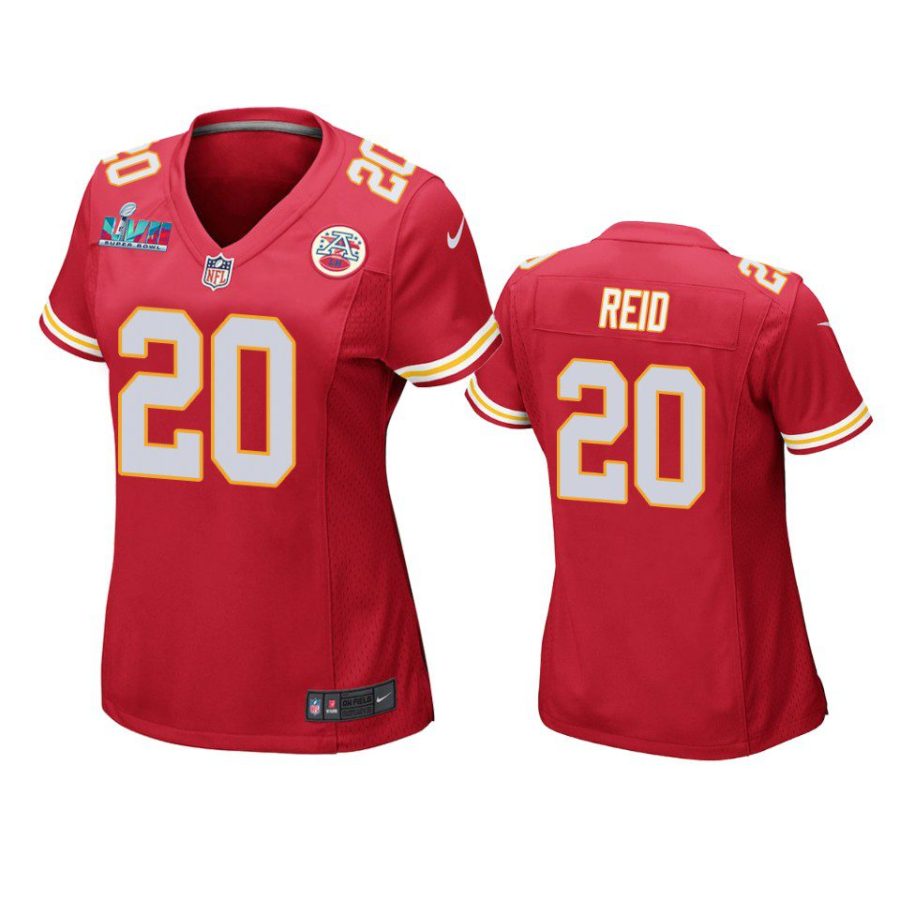 women chiefs justin reid red super bowl lvii game jersey