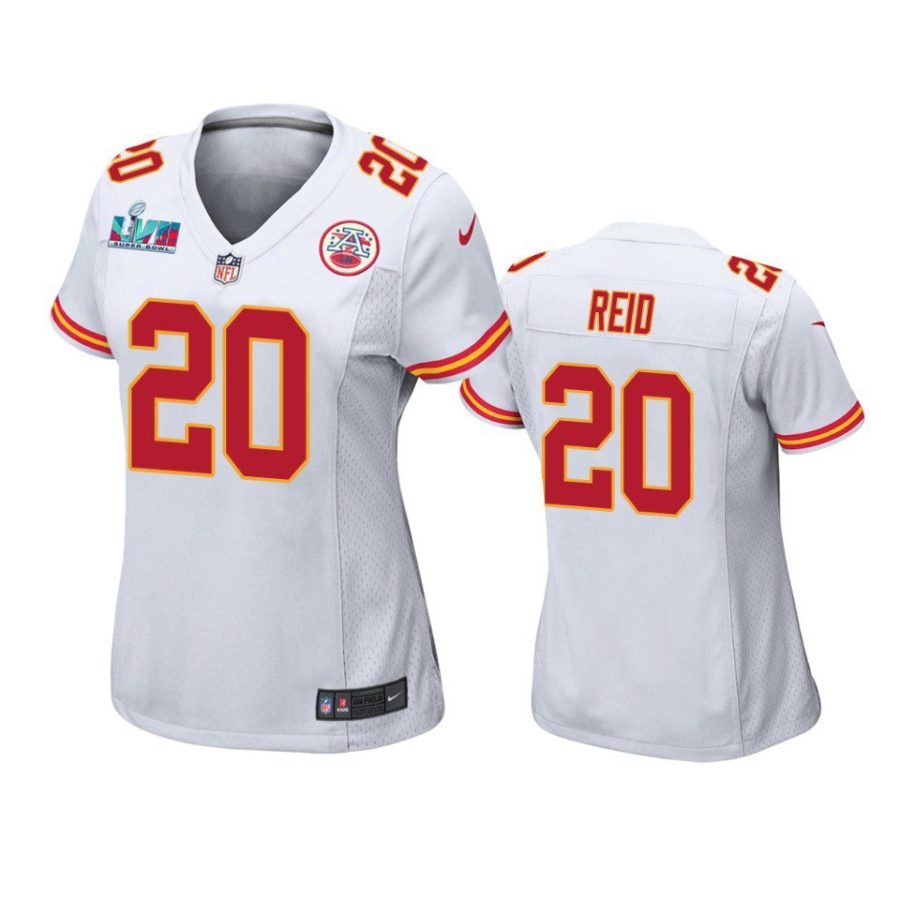 women chiefs justin reid white super bowl lvii game jersey