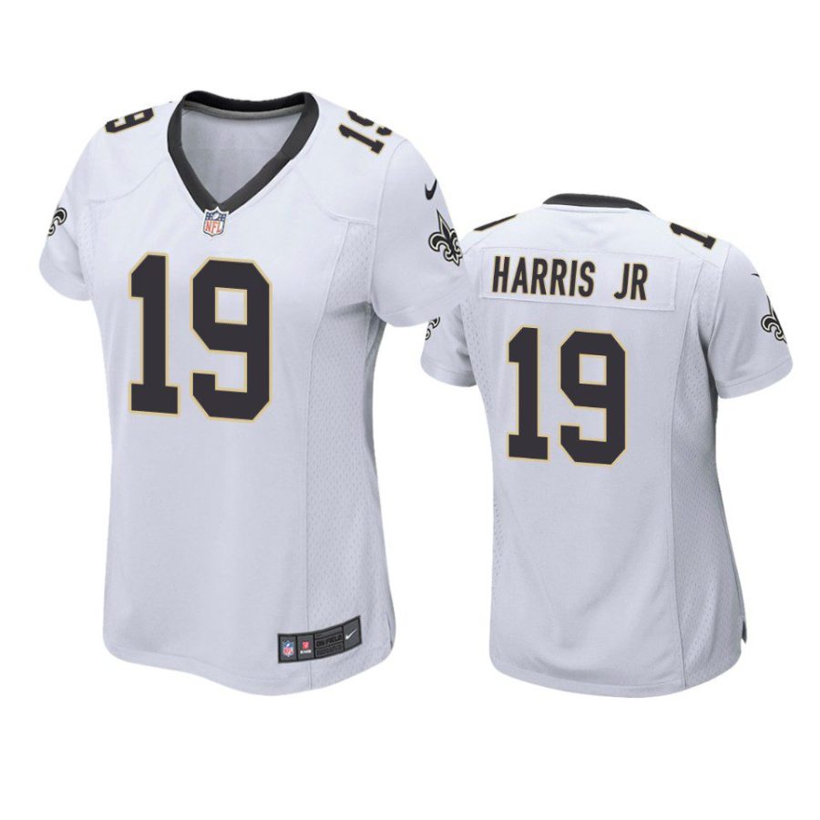 women chris harris jr saints game white jersey