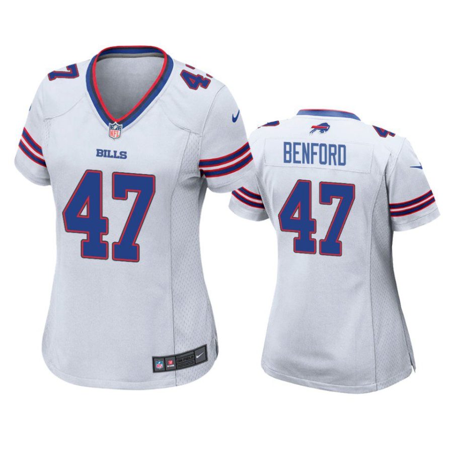 women christian benford bills game white jersey