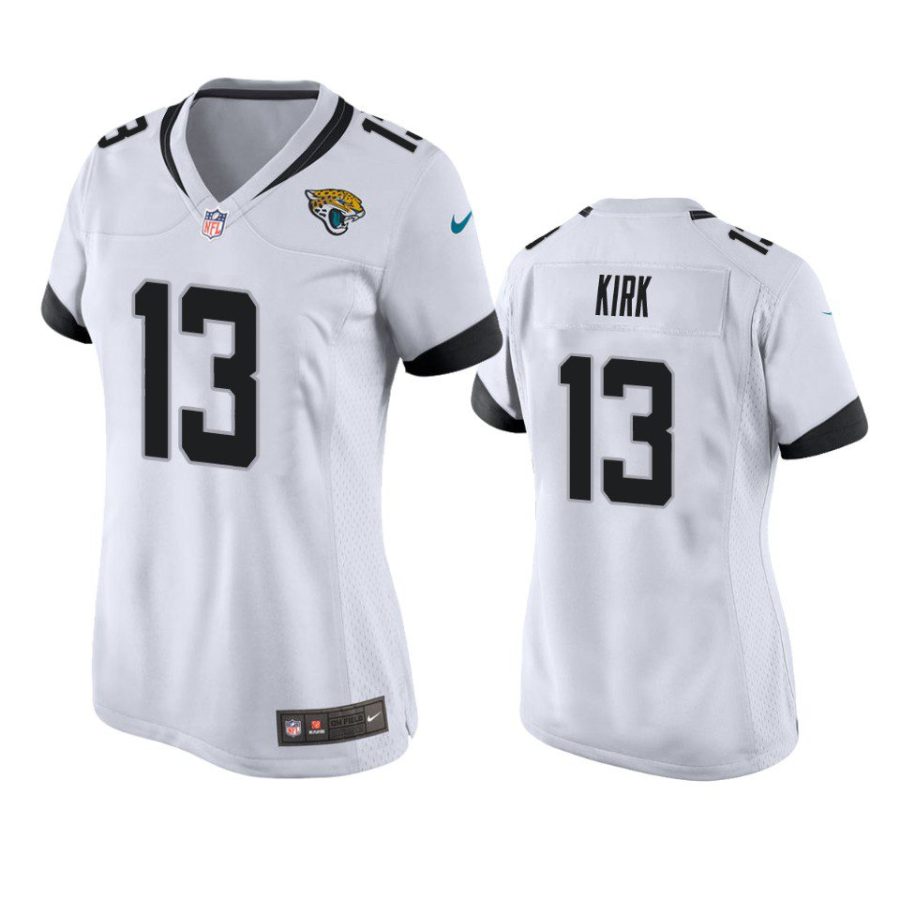 women christian kirk jaguars game white jersey