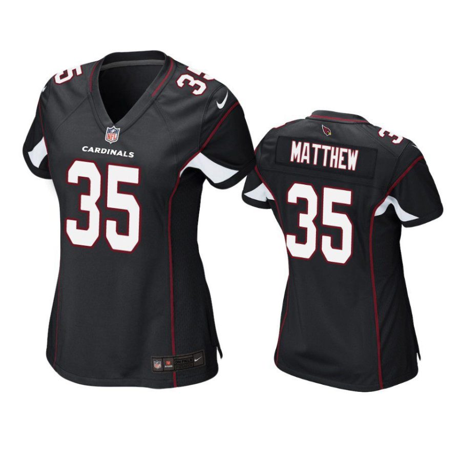 women christian matthew cardinals game black jersey