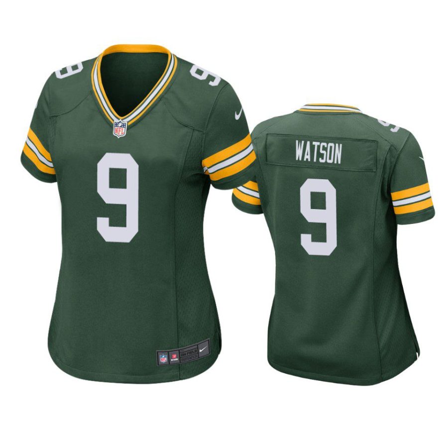 women christian watson packers game green jersey