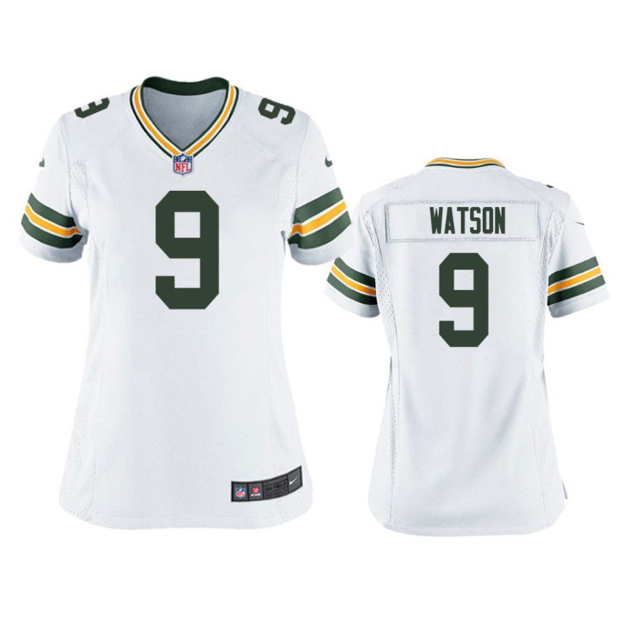 women christian watson packers game white jersey