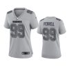 women clelin ferrell raiders gray atmosphere fashion game jersey