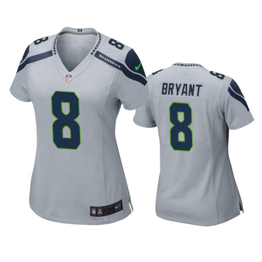 women coby bryant seahawks game gray jersey