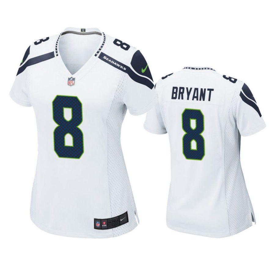 women coby bryant seahawks game white jersey