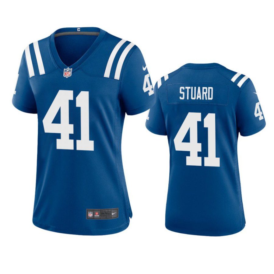 women colts grant stuard game royal jersey