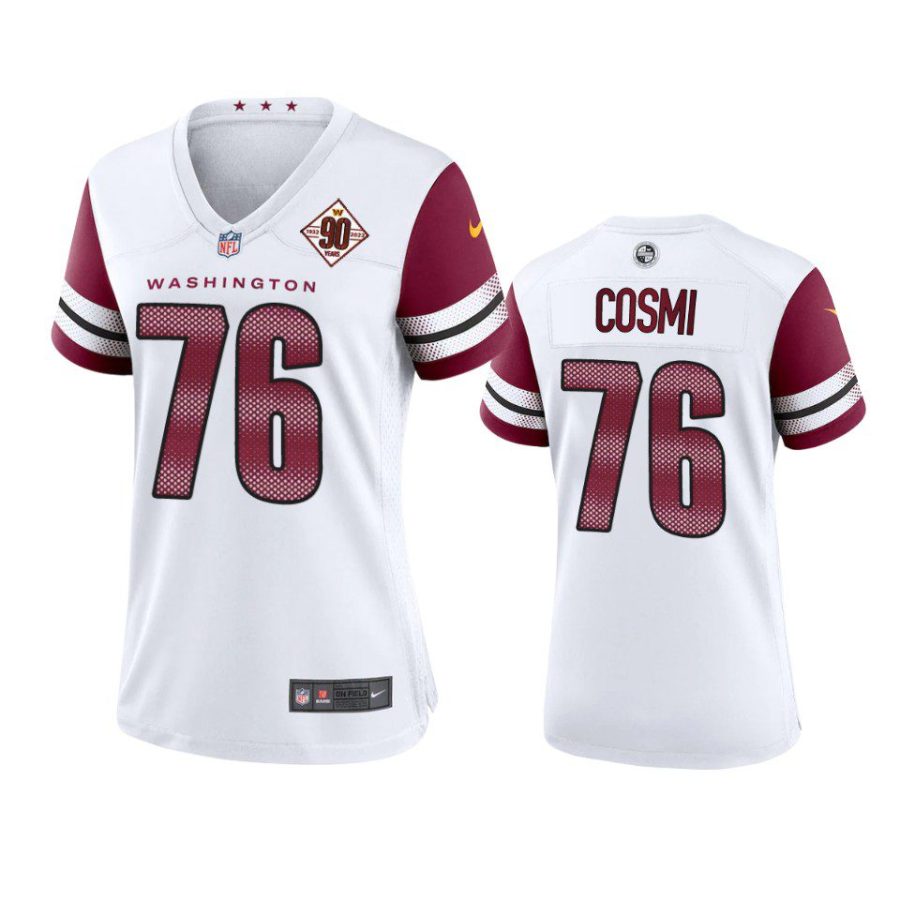 women commanders samuel cosmi 90th anniversary white jersey