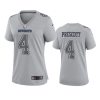 women cowboys dak prescott atmosphere fashion game gray jersey