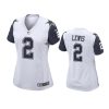 women cowboys jourdan lewis alternate game white jersey