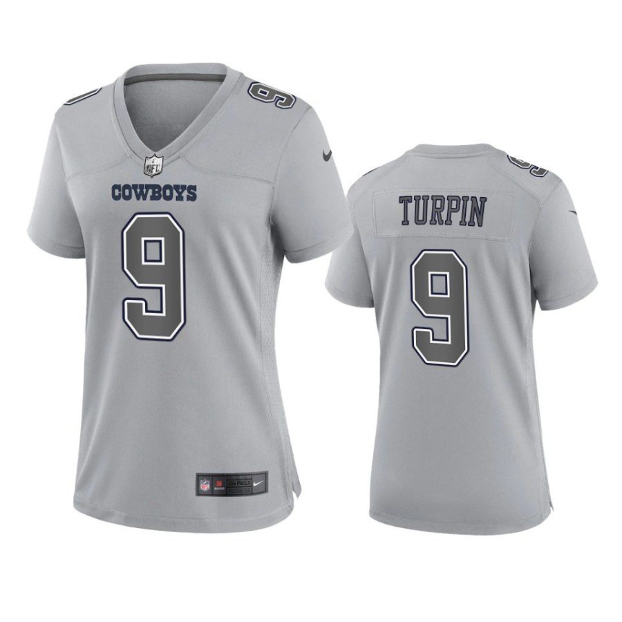 women cowboys kavontae turpin atmosphere fashion game gray jersey