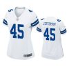 women cowboys malik jefferson game white jersey