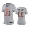 women custom browns atmosphere fashion game gray jersey