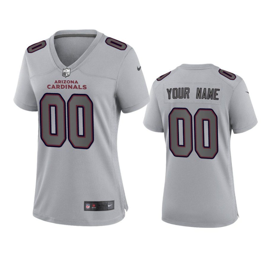 women custom cardinals gray atmosphere fashion game jersey