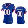 women custom giants classic game royal jersey