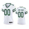 women custom jets legacy game white jersey