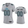 women custom panthers gray atmosphere fashion game jersey