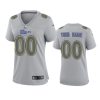 women custom rams gray atmosphere fashion game jersey