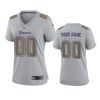 women custom vikings gray atmosphere fashion game jersey