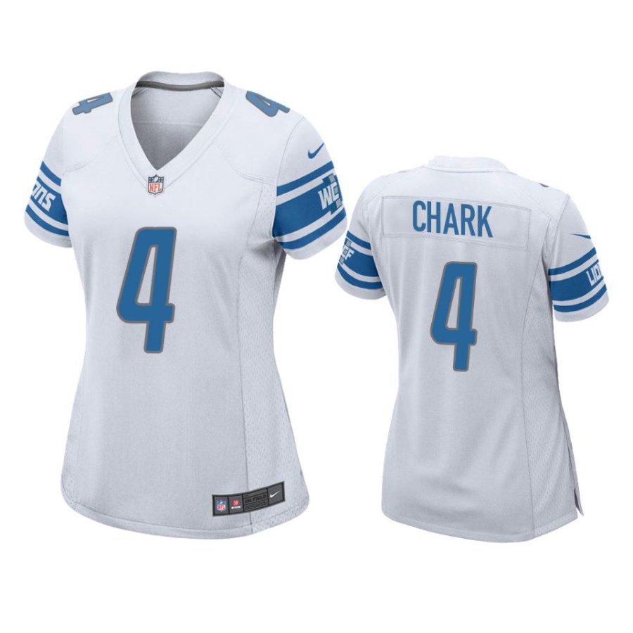 women d.j. chark lions game white jersey