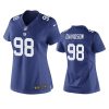 women d.j. davidson giants game royal jersey