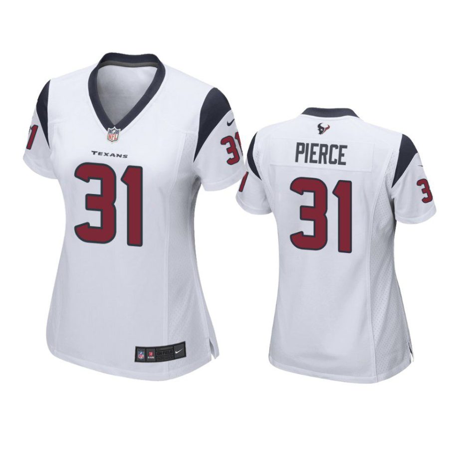 women dameon pierce texans game white jersey