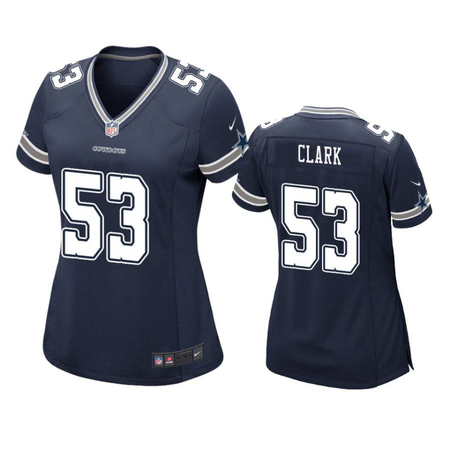 women damone clark cowboys game navy jersey