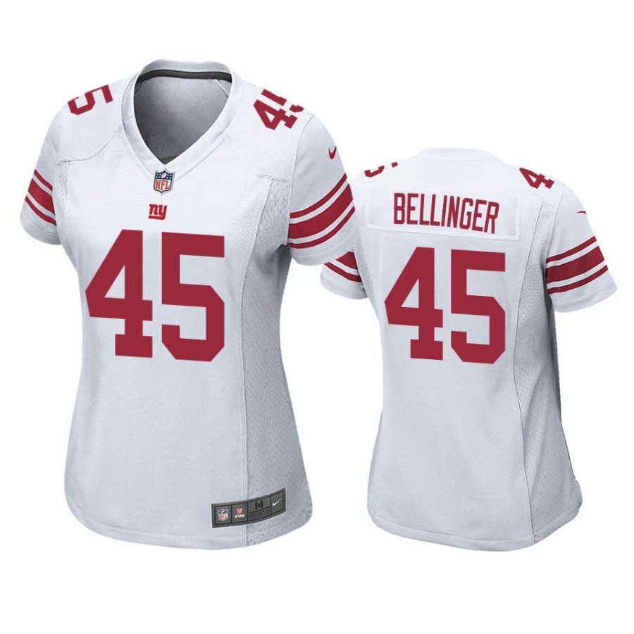 women daniel bellinger giants game white jersey