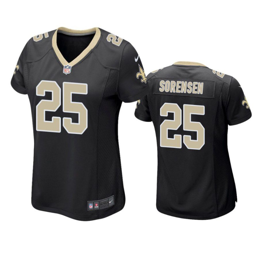 women daniel sorensen saints game black jersey