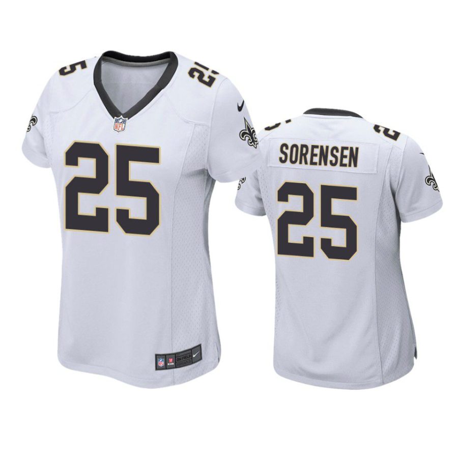 women daniel sorensen saints game white jersey