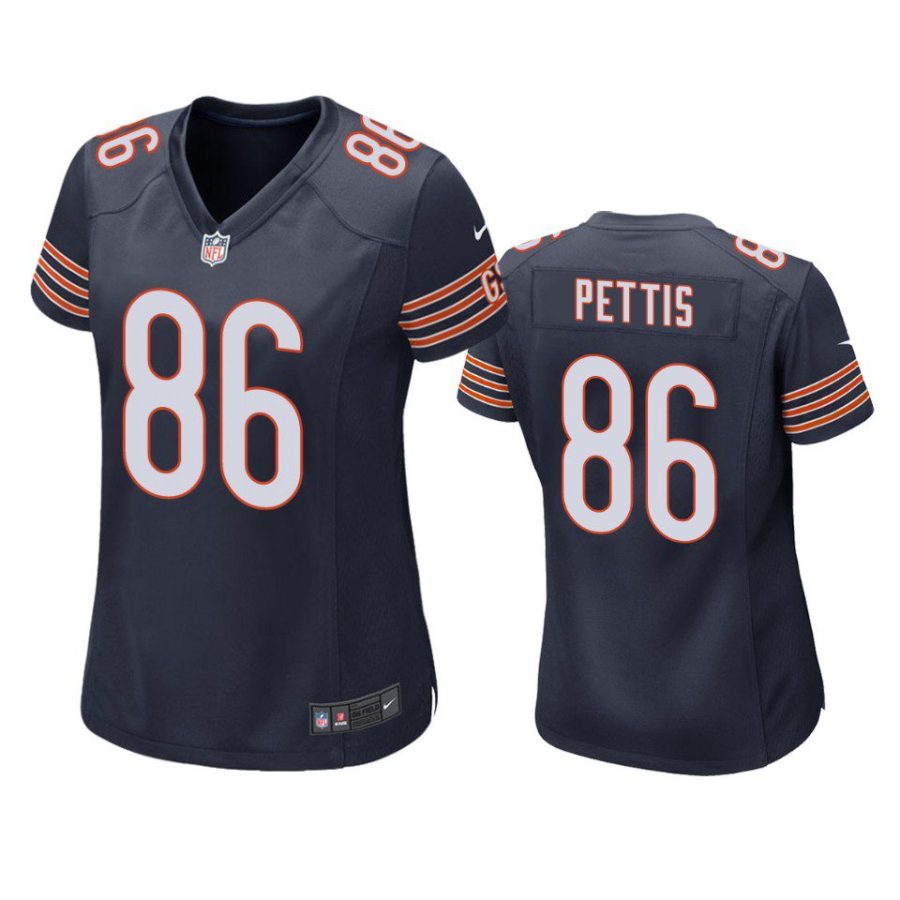 women dante pettis bears game navy jersey