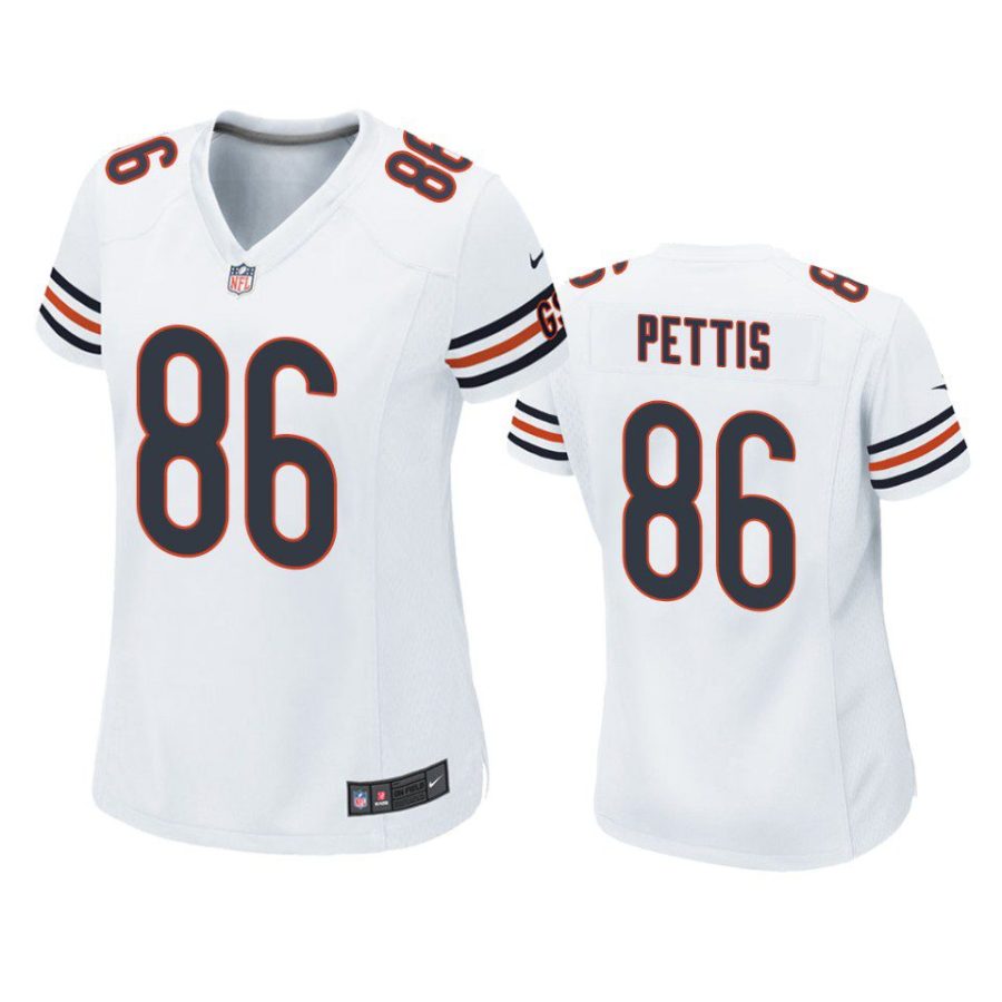 women dante pettis bears game white jersey