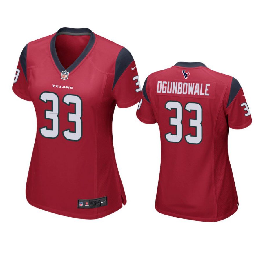 women dare ogunbowale texans game red jersey