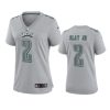 women darius slay jr eagles gray atmosphere fashion game jersey