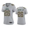 women darnell savage jr. packers gray atmosphere fashion game jersey