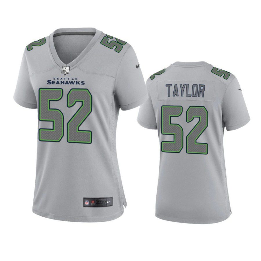 women darrell taylor seahawks gray atmosphere fashion game jersey