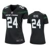 women darrelle revis jets game black jersey