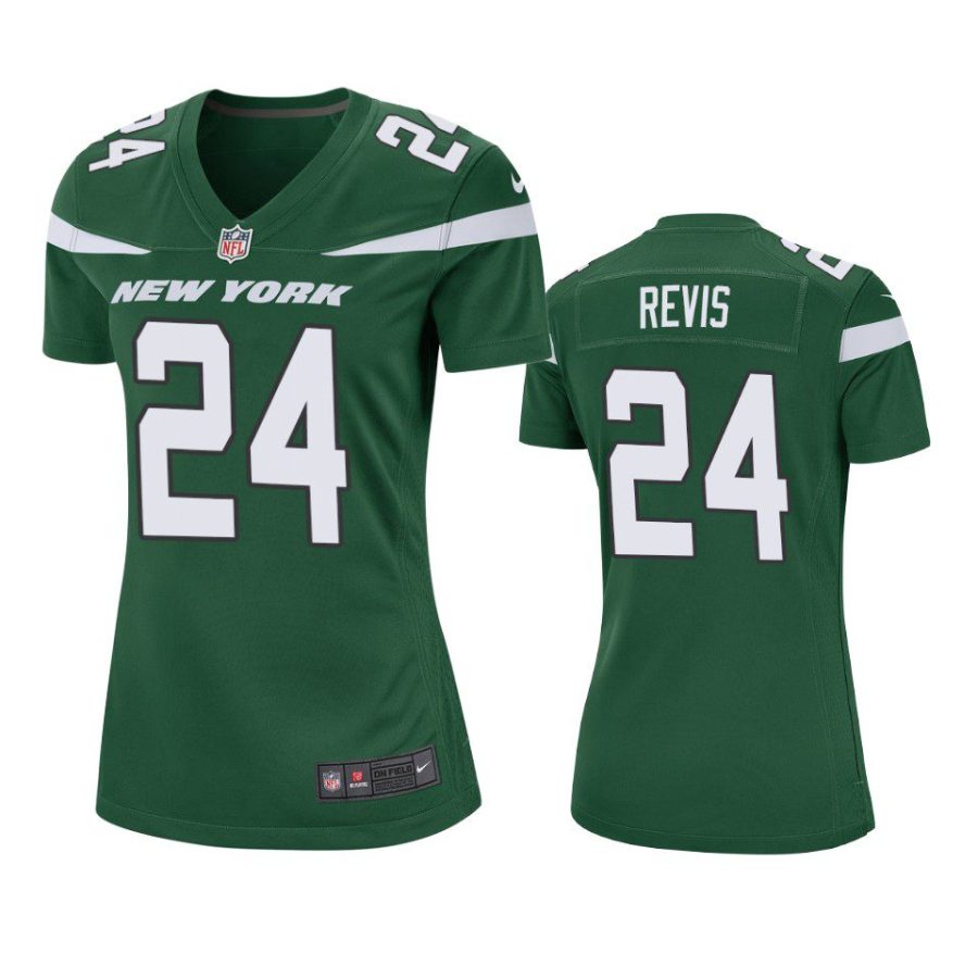 women darrelle revis jets game green jersey