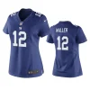 women darren waller giants royal game jersey