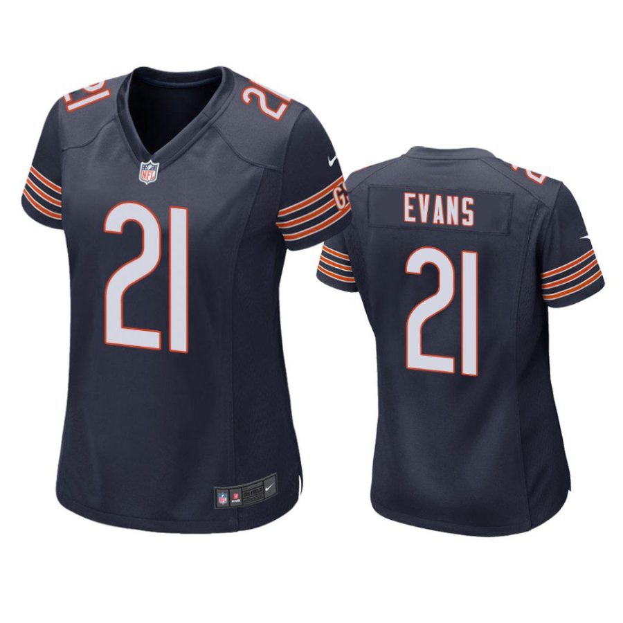 women darrynton evans bears game navy jersey