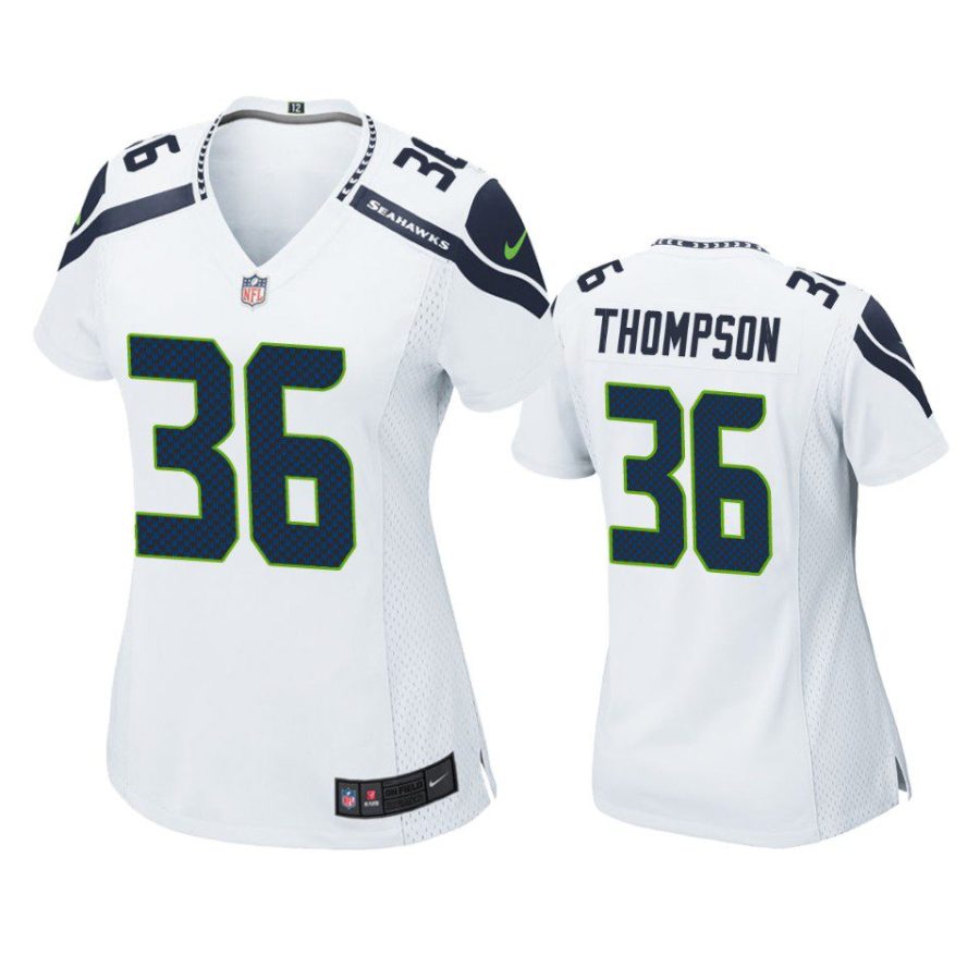 women darwin thompson seahawks game white jersey