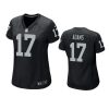 women davante adams raiders game black jersey