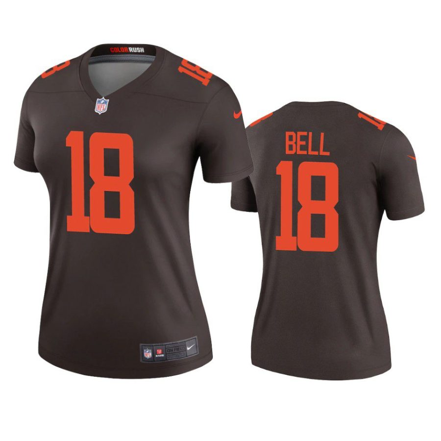 women david bell browns alternate legend brown jersey