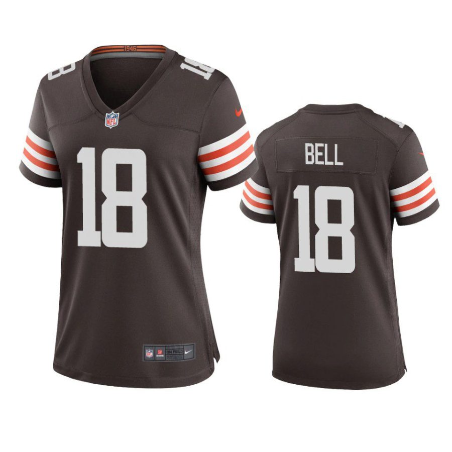 women david bell browns game brown jersey