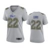 women david long rams gray atmosphere fashion game jersey