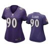 women david ojabo ravens game purple jersey