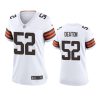 women dawson deaton browns game white jersey