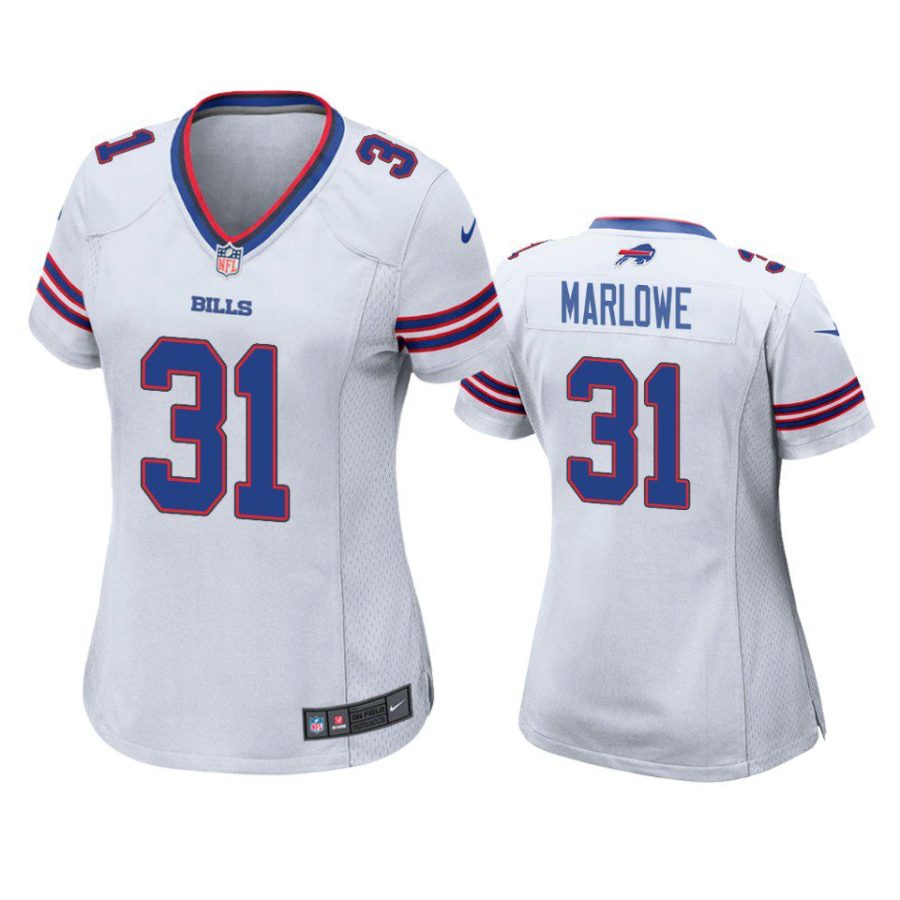 women dean marlowe bills game white jersey